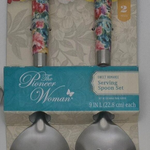 The Pioneer Woman Serving Spoon Ice Cream Scoop Cookie Dropper Set - Picture 4 of 5